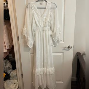 Aura White Maxi Dress